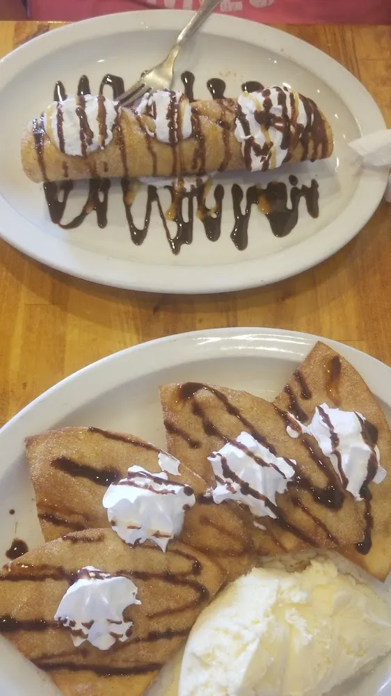 Sopapillas and Banana Burrito